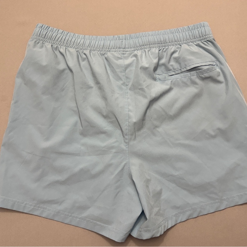 YoungLA Light Blue Elastic Waist Swim Shorts size large - Picture 5 of 5